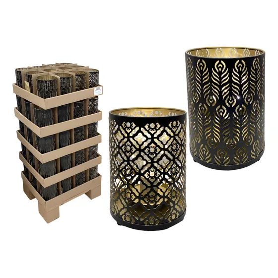 Lampara De Mesa Decore Estilo Candelabro Dorado