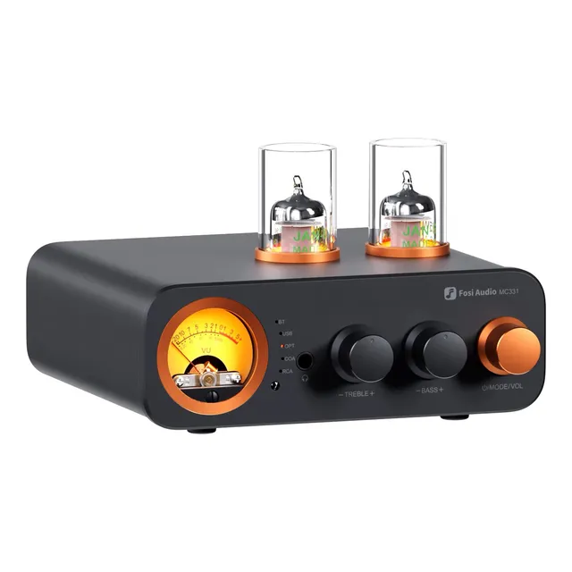Fosi Audio Mc331 Amplific.2.1 Integrado Dac Btooth Vumetros