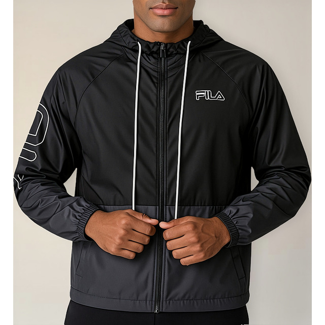 Jaqueta Adulto Leve Com Bolso Interno Fila Curve Activewear Jaqueta Adulto Leve Com Bolso Interno Fila Curve Activewear