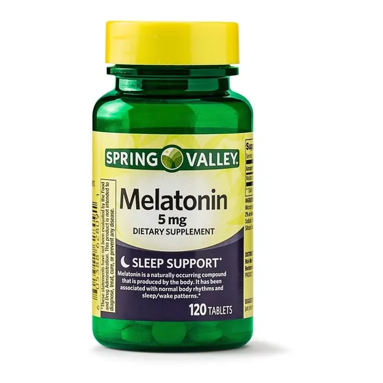 Melatonina 5mg 120 Tabletas Spring Valley 