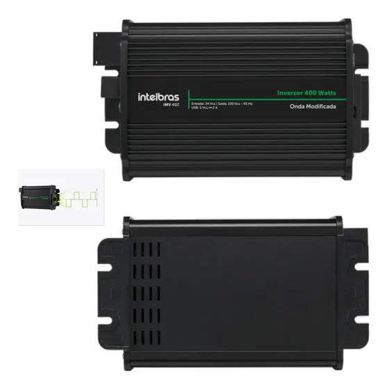 Inversor De Tensao Modificada 400w 24vcc P/ 220vac Imv 402