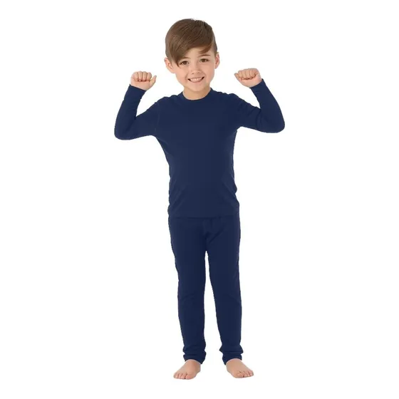 Conjunto + Meia Segunda Pele Infantil Ou Bebê Inverno 
