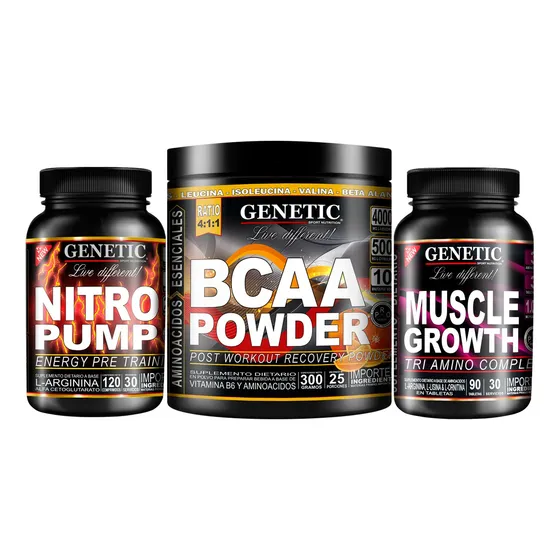 Anabol 3 Aumenta Libido Sex Arginina + Aminos + Bcaa Genetic