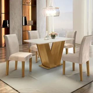 Mesa De Jantar Tampo Mdf 4 Cadeiras Espanha Yescasa Fd Mesa De Jantar Tampo Mdf 4 Cadeiras Espanha Yescasa Fd