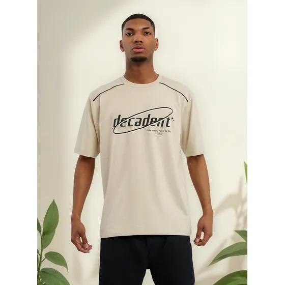 Remera Hueso De Perro Oversized Algodón Vivo Decadent Hombre