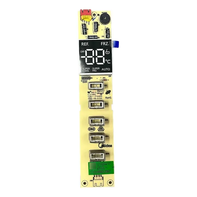 Plaqueta Display Interface Heladera Midea Rf-f17xar1 Rf-m17x