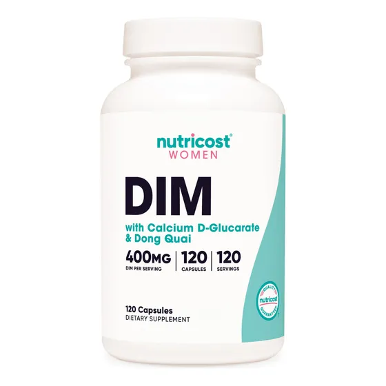 Suplemento Nutricost Diindolilmetano Dim 400 Mg 120 Cápsulas