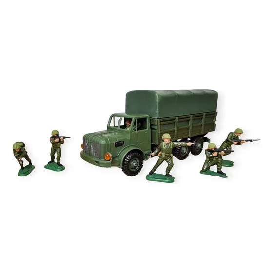 Soldaditos Camion De Guerra Con Set A Pie Dsg-britains