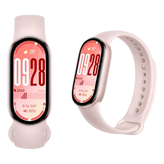 Relógio Xiaomi Mi Smart Band 10 Global Tela 1.7 Esporte Rosa Silicone