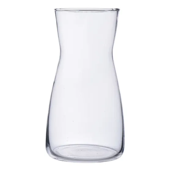 Jarron Flor Cristal Transparente 8 Para Mesa Centro Casa