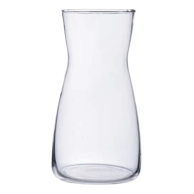 Jarron Flor Cristal Transparente 8 Para Mesa Centro Casa