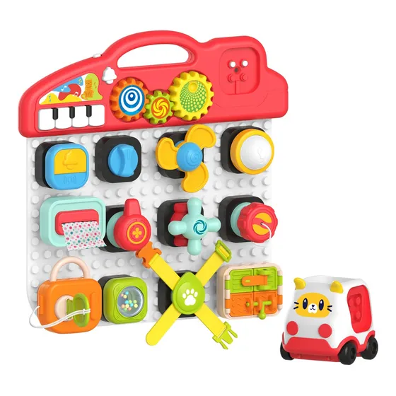 Tablero De Actividades Para Bebés Color Multicolor