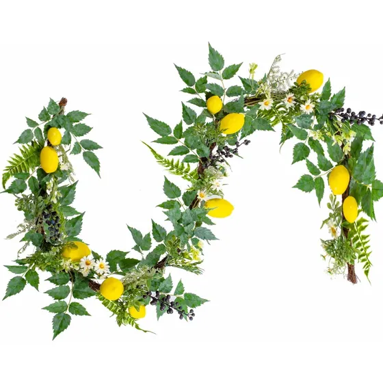Guirnalda Primavera 6 Pies72  Limon Arandano Hoja Vegetacion