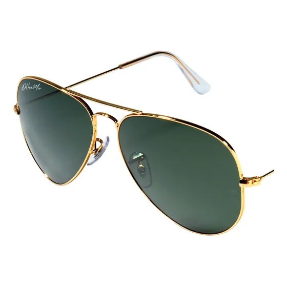 Óculos De Sol Aviador Olhamor Om3030 Masculino Uvb Uv400
