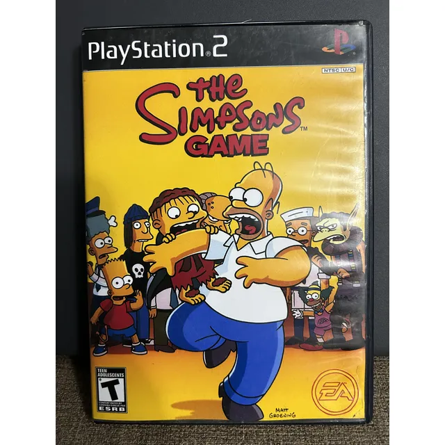 The Simpsons Game Playstation 2 Ps2 Original