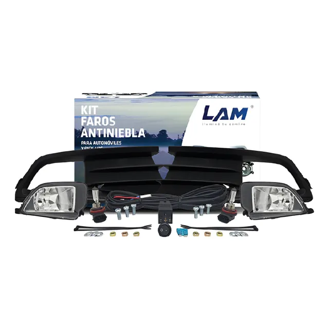 Kit Faros Auxiliares Antiniebla Gol Trend  2013 2014 2015