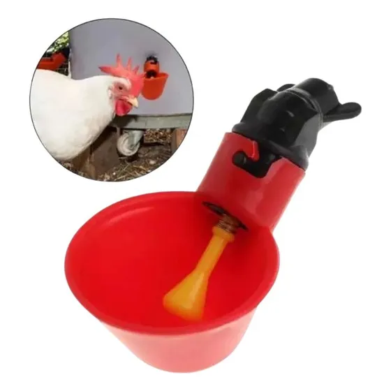 Kit 5 Bebedouro Água Para Aves Copinho Para Galinhas Frangos