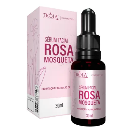 Sérum Facial Rosa Mosqueta Com Colágeno E Ácido Hialurônico