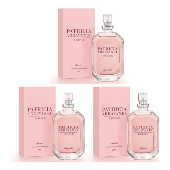 Deo Colônia Patricia Abravanel Essence 25ml (3 Unid) Jequiti