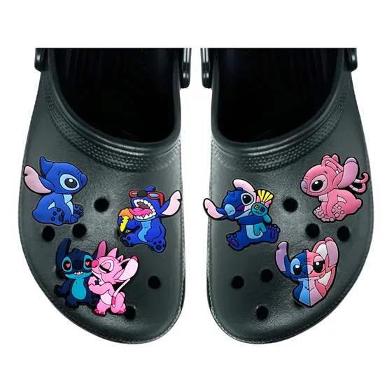 Pins Botons Enfeite Para Crocs Stitch Kit Com 6 Sortidos