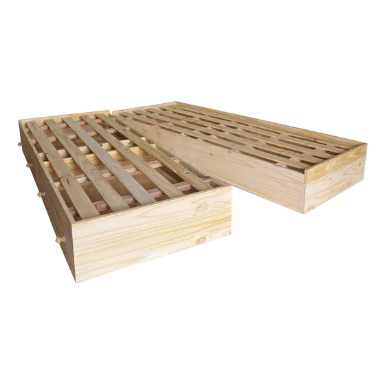 Box De Sommier Divisible Con Cajones De 2 Plazas 140 X 190cm