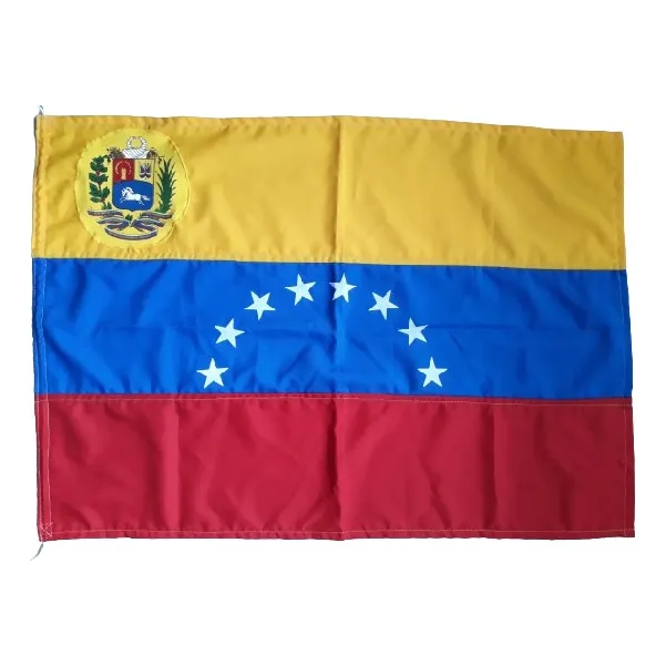 Bandera De Venezuela  0,90 X 0,60 En Gabardina  Exteriores