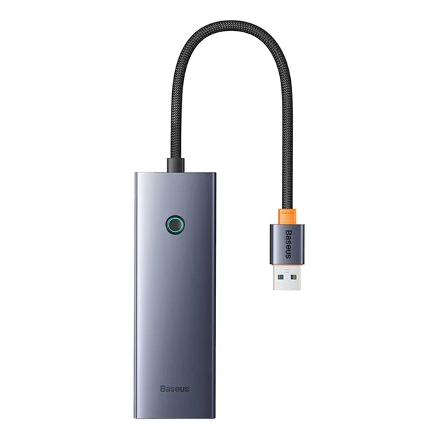 Hub 3 Puertos Usb 3.0, Rj45 1000mbps, Baseus