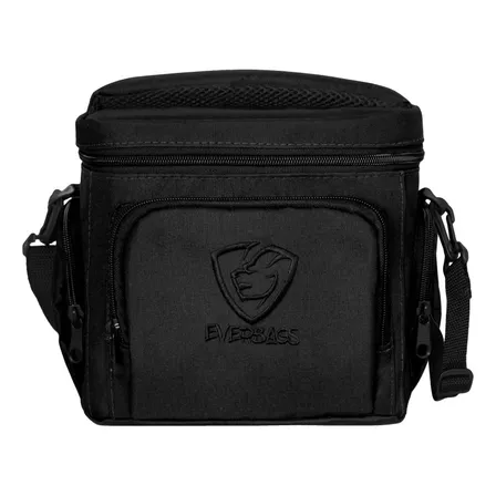 Bolsa Térmica Fitness Master Black Multiuso Porta Marmita Frasqueira Everbags Preto