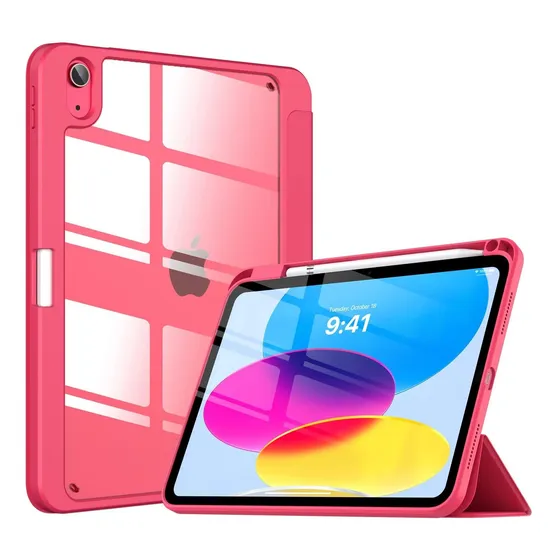 Funda Para iPad Generacion Soporte Lapiz Hibrida Delgada