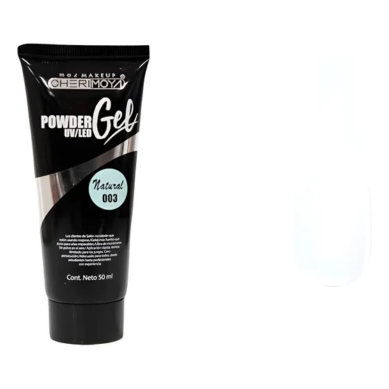 Polygel Powder Gel Acrygel Cherimoya Uv/led 50ml Colores Color 003 NATURAL