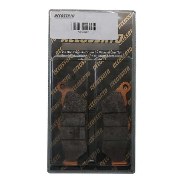 Pastilla Freno Delantero Accossato Racing Bmw F 750 Gs