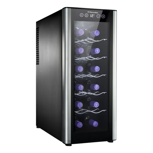 Adega De Vinho Climatizada Electrolux 12 Garrafas Uma Porta Acabamento Em AlumĂnio Acb12 - Bivolt Adega De Vinho Climatizada Electrolux 12 Garrafas Uma Porta Acabamento Em AlumĂnio Acb12 - Bivolt