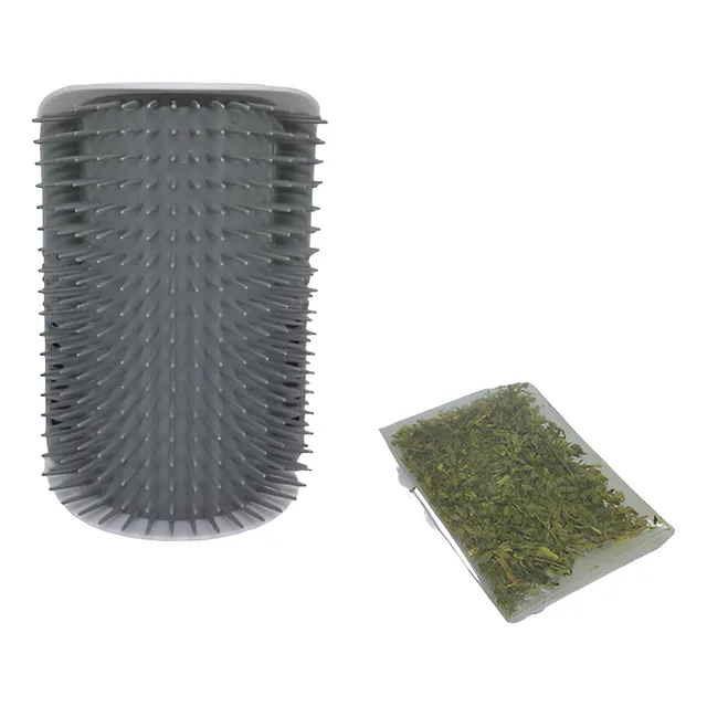 Rascador Esquinero Pared  Gatos Cepillo C/catnip