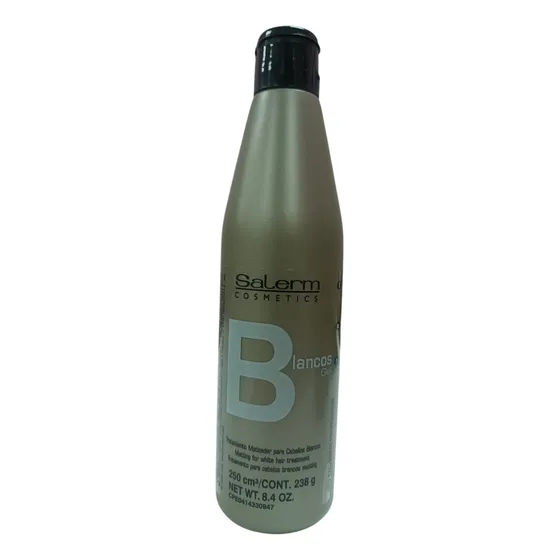 Shampoo Matizador Para Cabellos Blancos Salerm 250ml