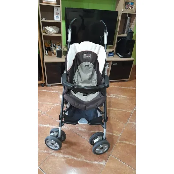 Coche Con Porta Bebe Peg Peg Perego Usado Como Nuevo 3 En 1