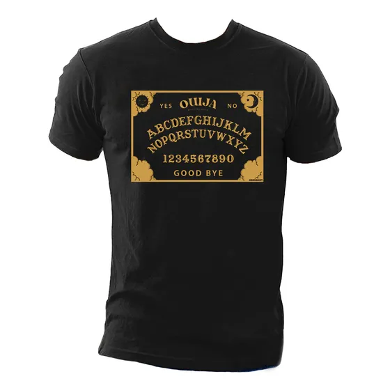 Playera Para Hombre De Tabla Ouija Goth Dark Noche Terror