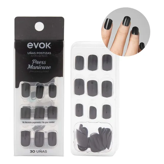 Uñas Postizas Press On Evok Ev-mje-35