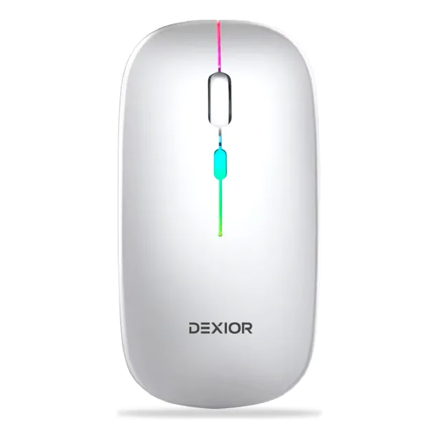Mouse Inalambrico Dexior Dk1 Recargable Rgb Bluetooth 2.4g