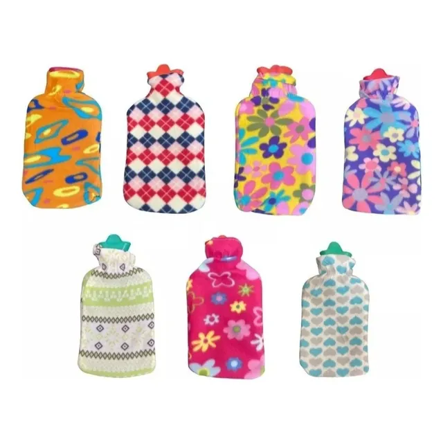 Guateros Con Funda De Polar 2 Litros Diseños Calefacción