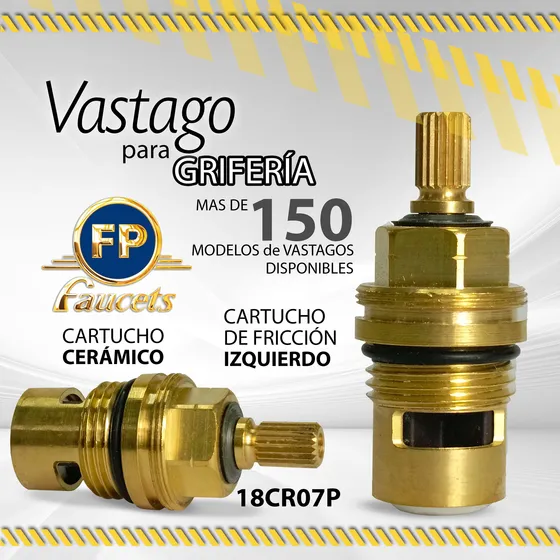 Vastago Fp Cartucho Ceramico Izq/ Friz P/gpo 18cr07p / 05750