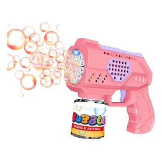 Brinquedo Maquina Bolha De Sabão Pistola Automática C/ Luz Brinquedo Maquina Bolha De Sabão Pistola Automática C/ Luz