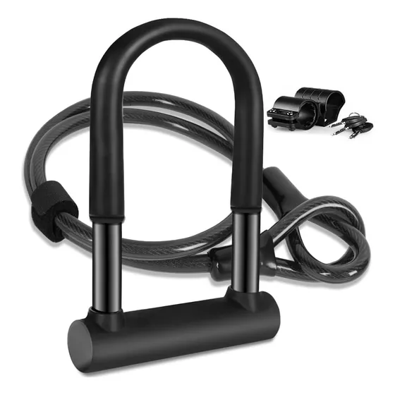 Trava De Corrente Conveniente Para Bicicleta Em U-lock