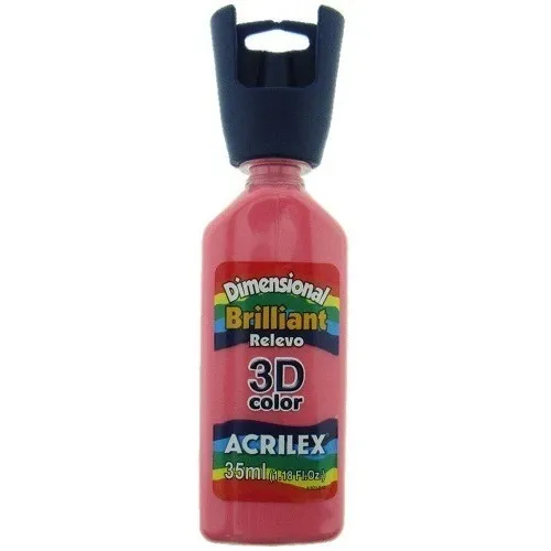 Pintura Dimensional Acrilex 3d Color Brillante 