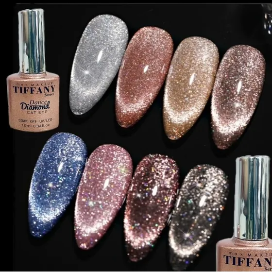 Esmaltes Ojo De Gato Y Reflectivo Tiffany