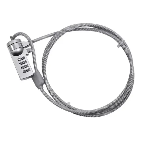 Cable Linga De Acero Para Notebook Con Clave Nsprono Outlet