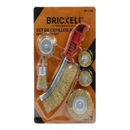 Set De Cepillo De Rueda De Alambre De 6 Piezas Brickell