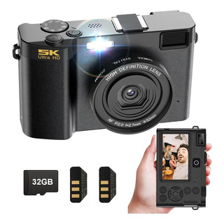 Cámara Digital 5k 64mp Autofocus Video Audio P/selfies +32gb Cámara Digital 5k 64mp Autofocus Video Audio P/selfies +32gb