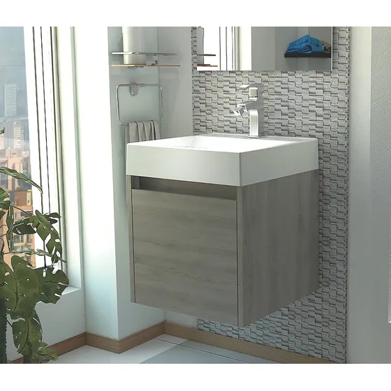 Mueble Lavamanos Fussion 45 Corona Ceniza