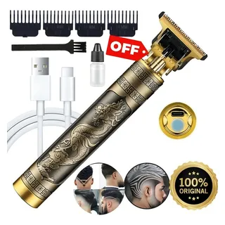 Maquina De Barbear Cabelo Barba Marca Kamufla Dragão Metal Profissional Recarregåvel Potente Silenciosa Acabamento Perfeito Elétrica Maquina De Barbear Cabelo Barba Marca Kamufla Dragão Metal Profissional Recarregåvel Potente Silenciosa Acabamento Perfeito Elétrica
