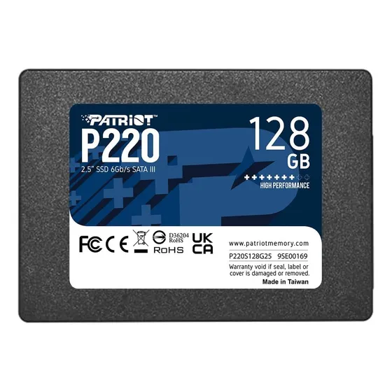 Disco Duro - Ssd Patriot P220 128gb Sata Iii 2.5